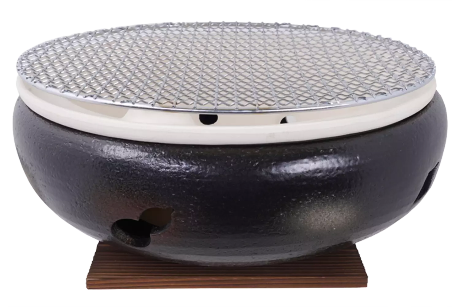Konro - Grill with Net & Base Round 20x10cm