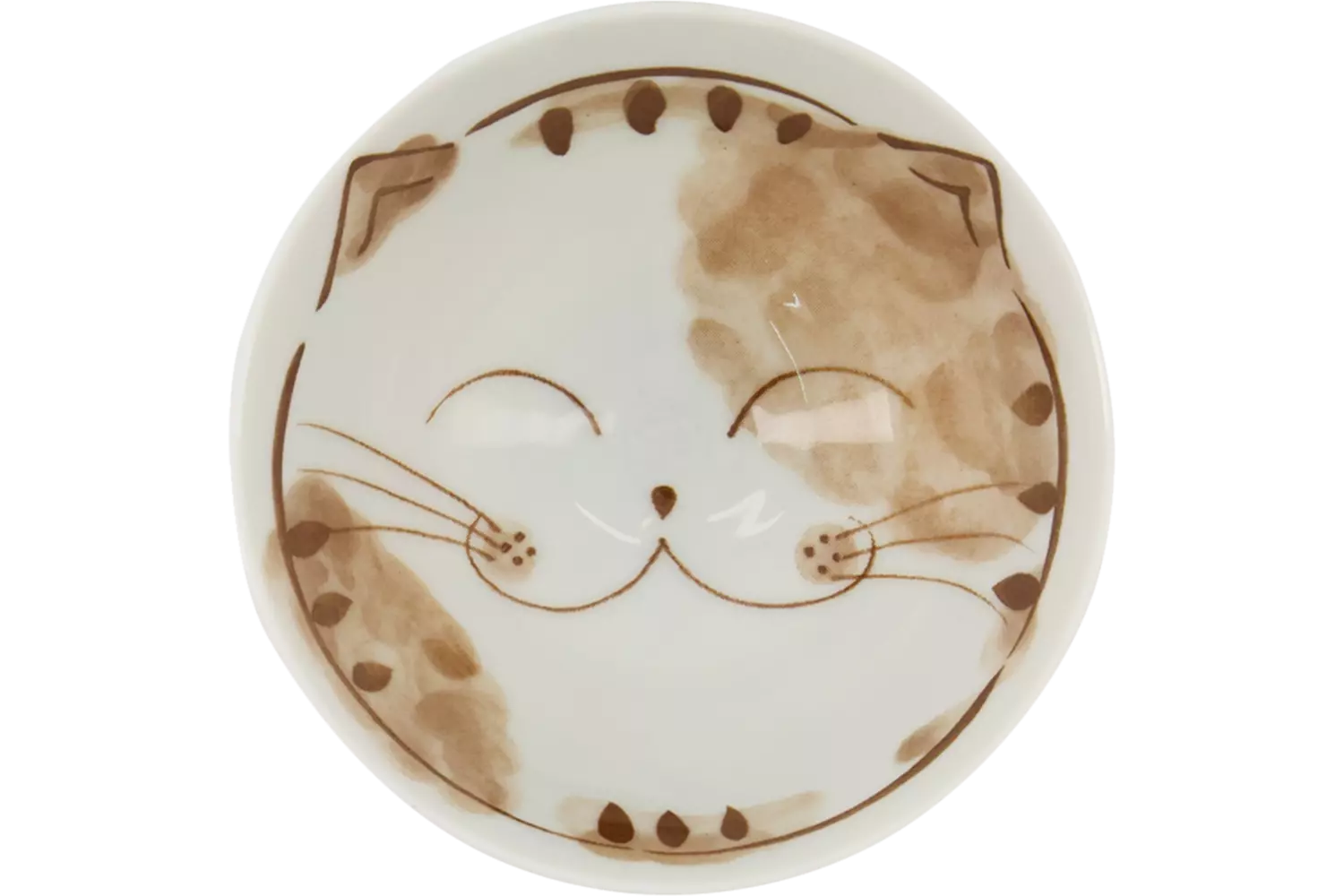 Tokyo Design Studio - Kawaii Bowl Rice Fuku Cat Red 300ml