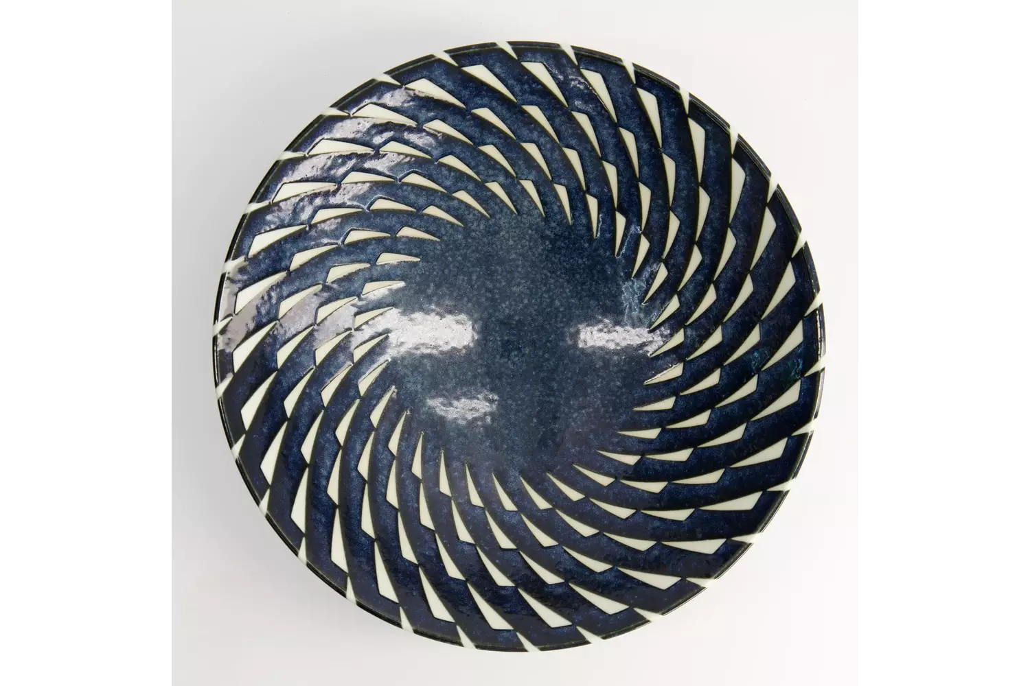 Tokyo Design Studio - Mixed Bowls Ramen 25.4x7.8cm. Blue Hanten 1600ml 3pcs