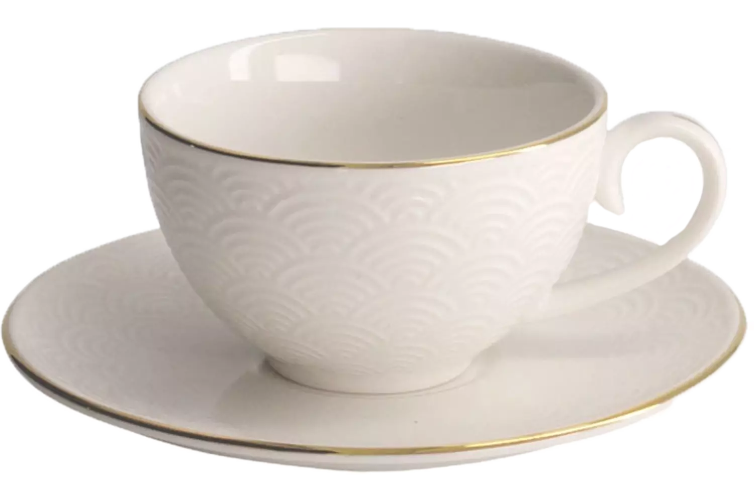 Tokyo Design Studio - Cup and Saucer Giftset Nippon White Gold 100ml