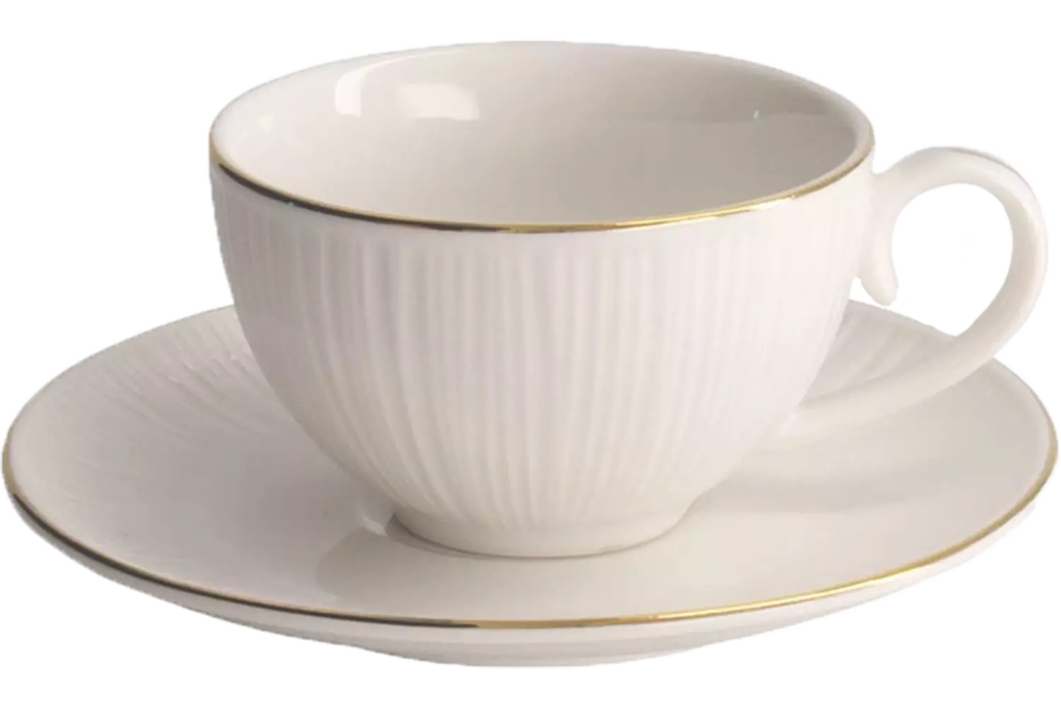 Tokyo Design Studio - Cup and Saucer Giftset Nippon White Gold 100ml
