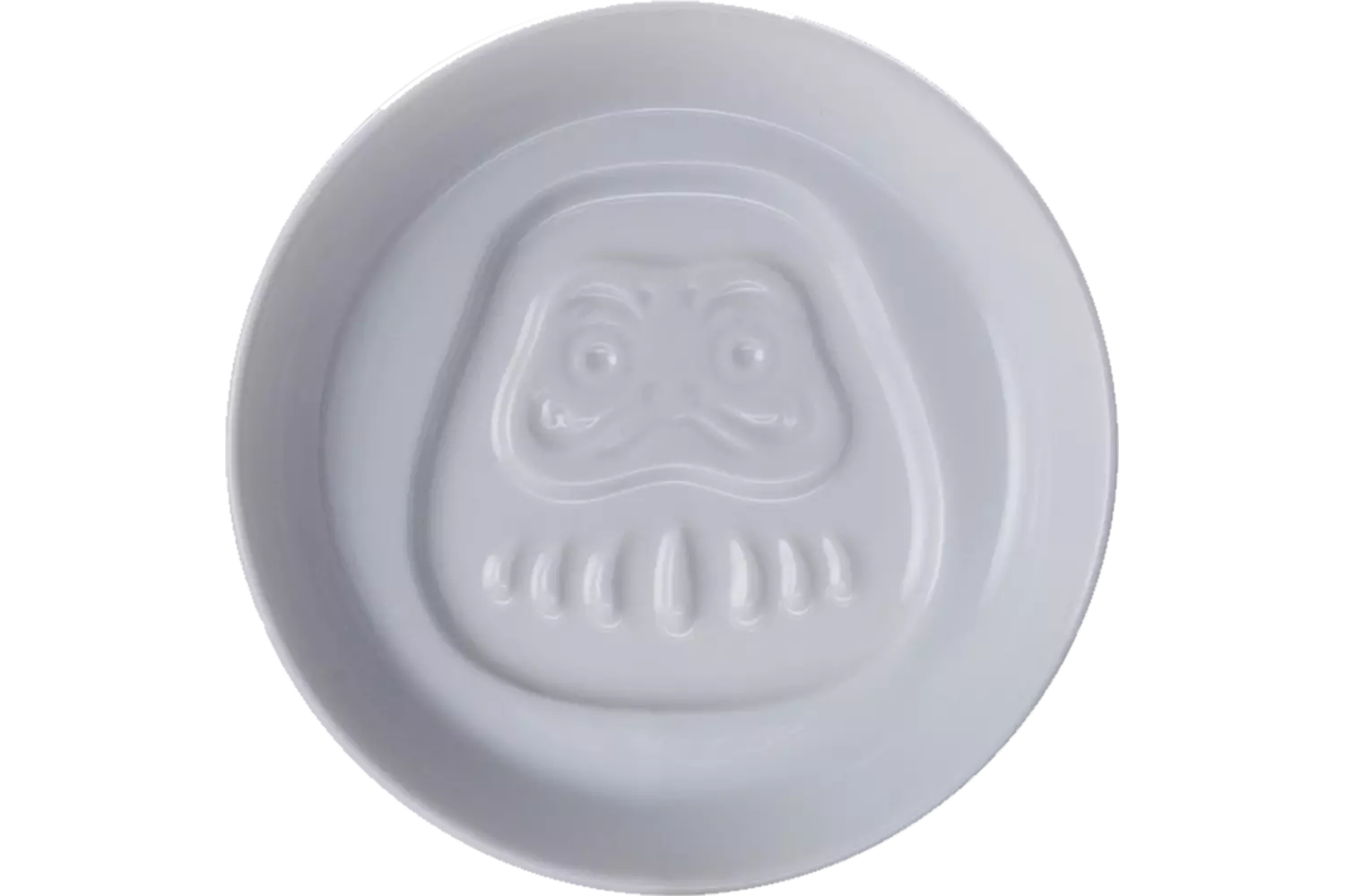 Tokyo Design Studio - Soy Sauce Dish Embossed Daruma 8.2cm