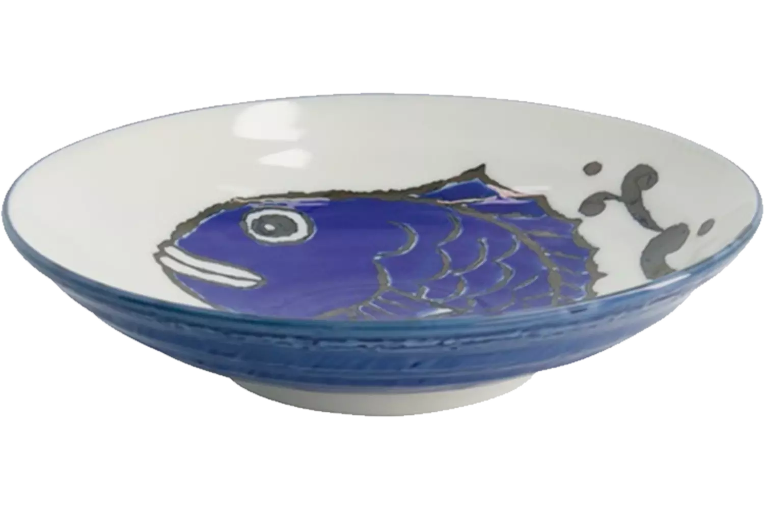 Tokyo Design Studio - Deep Plate Seafood Snapper Blue 900ml