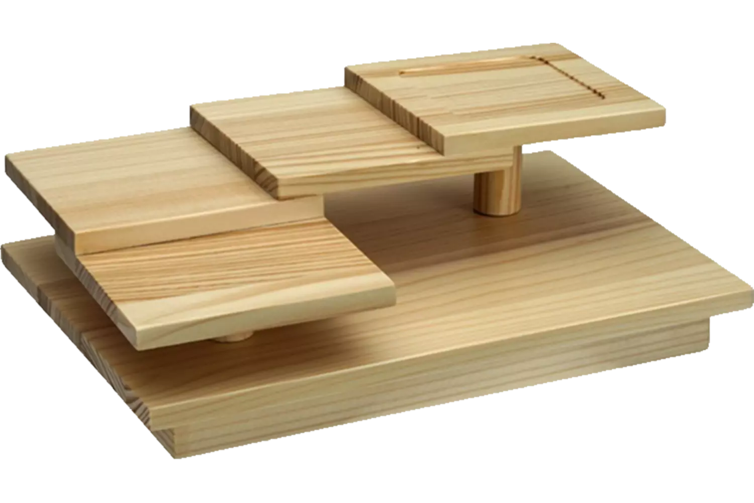 Tokyo Desgin Studio - Sushi Geta Wooden Square Stairs 1pcs