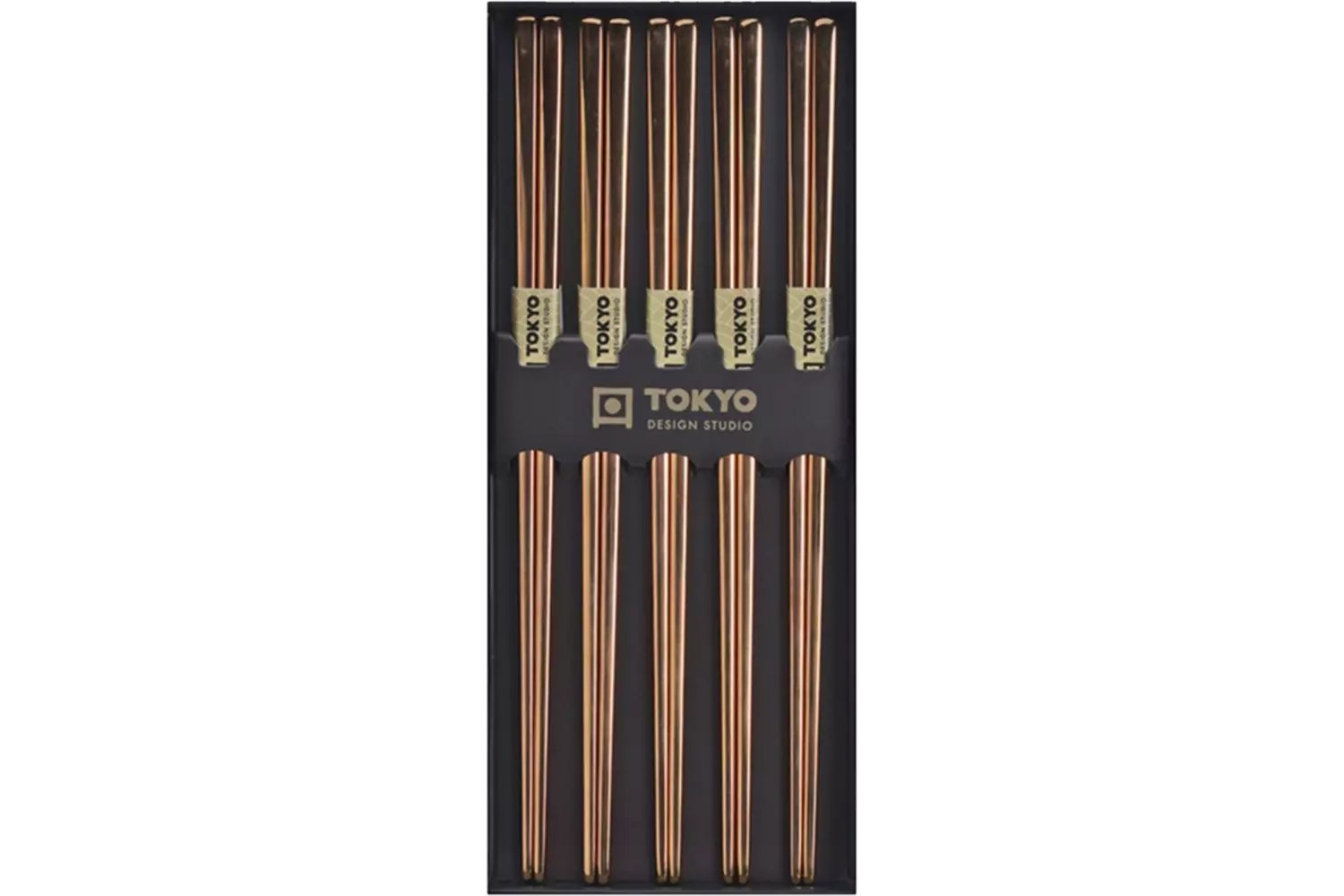 Tokyo Design Studio - Chopsticks SS Rose Gold 5 pair