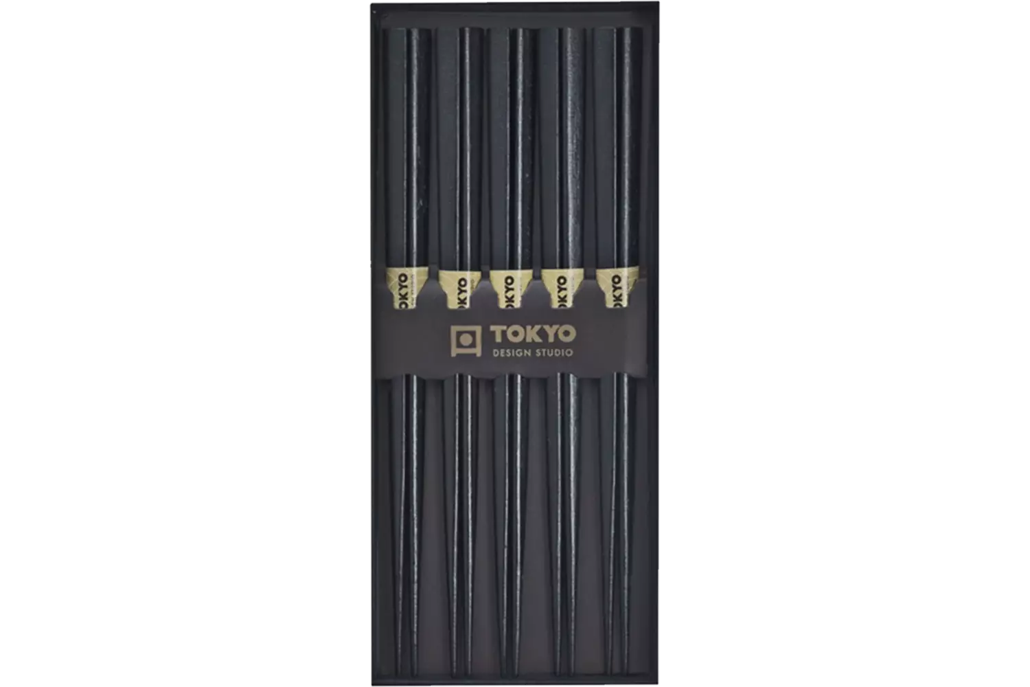 Tokyo Design Studio - Chopsticks Black Wood 5 pair