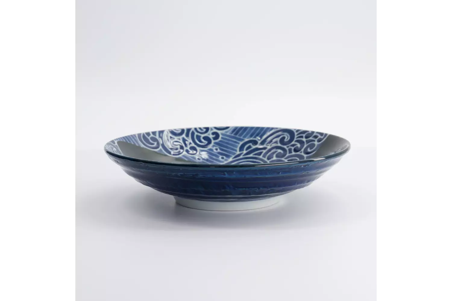 Tokyo Design Studio - Kawaii Mori Plate Whale 21.7x5.3cm 800ml 5pcs