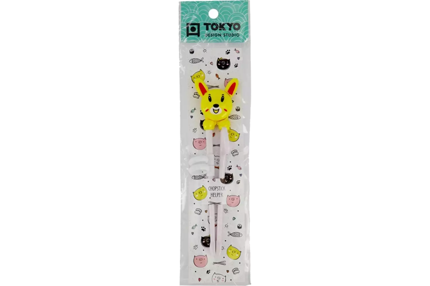 Tokyo Design Studio - Children Chopsticks Rabbit Yellow 18cm