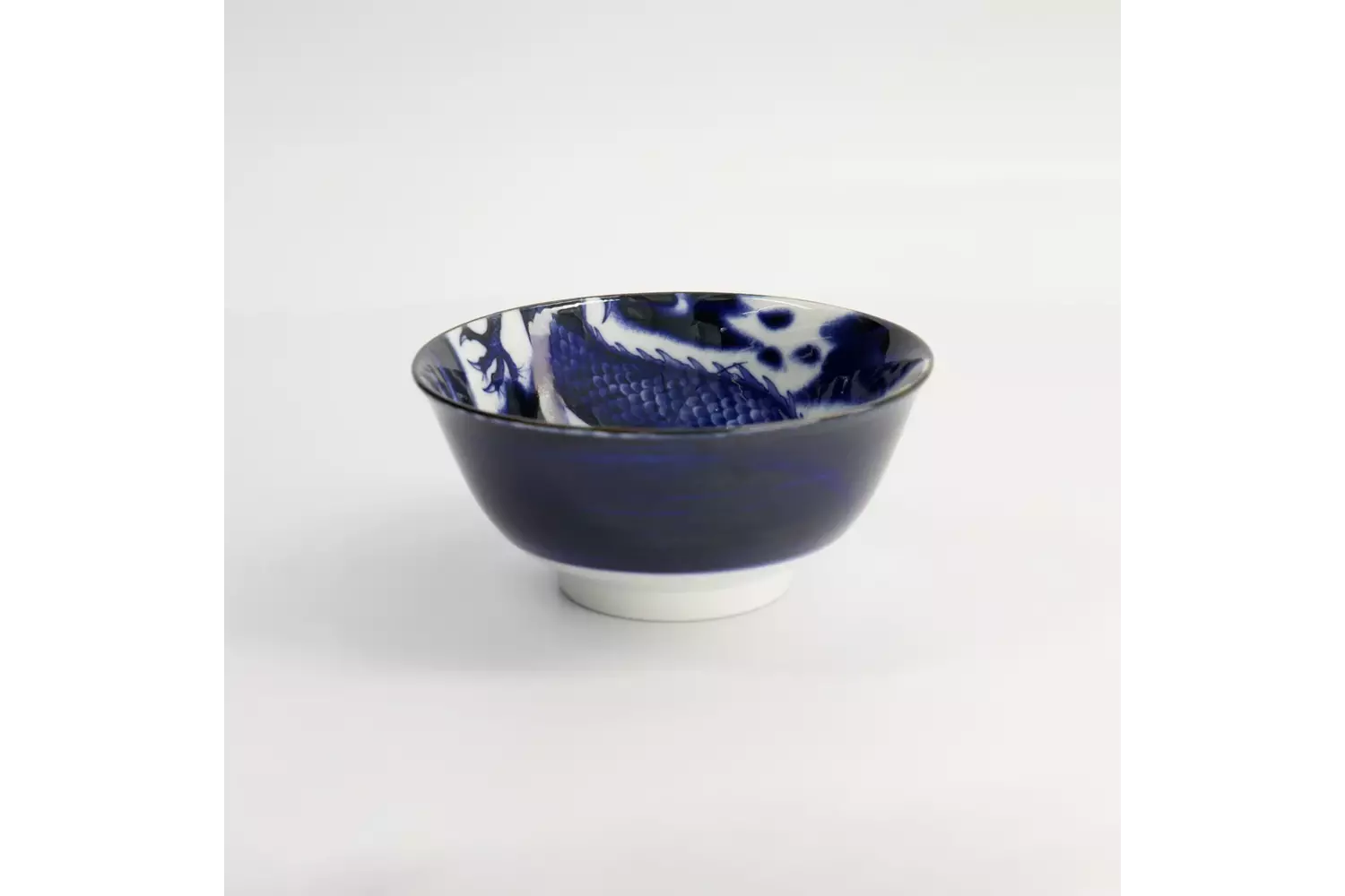 Tokyo Design Studio - Japonism Dragon Tayo Bowl 14.7x6.9cm Blue 500ml 6pcs
