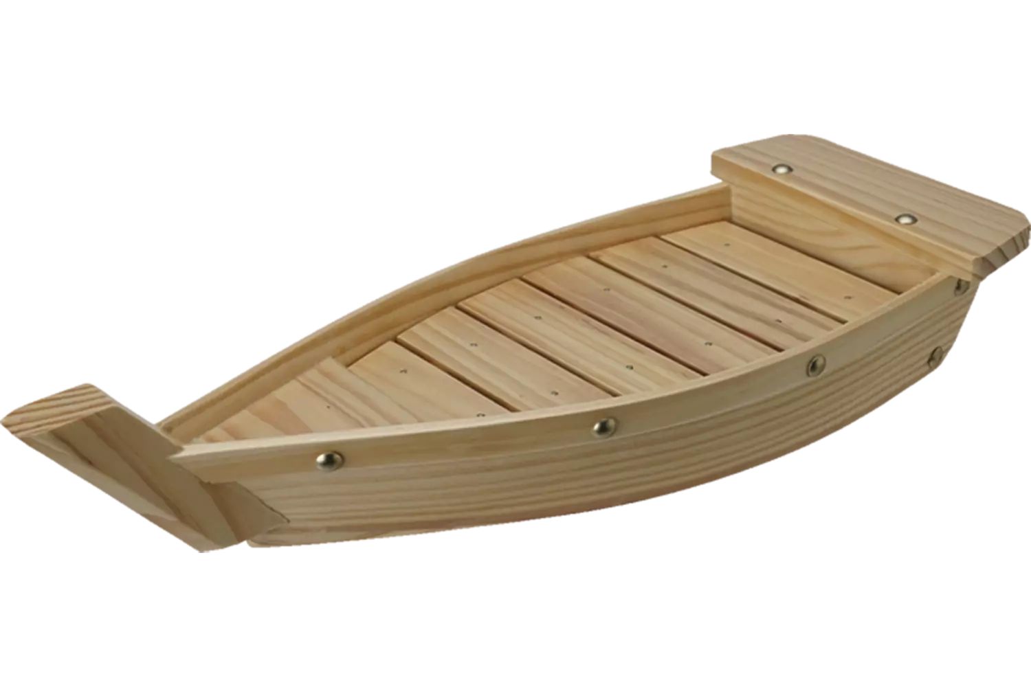 Wooden Sushi Boat - With Mast and Net 1pcs