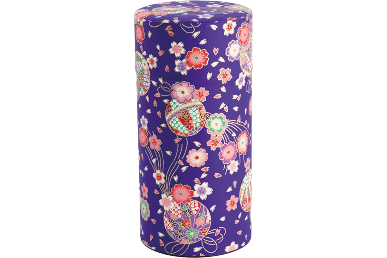 Tokyo Design Studio - Tea Container SS Purple Flower 200g
