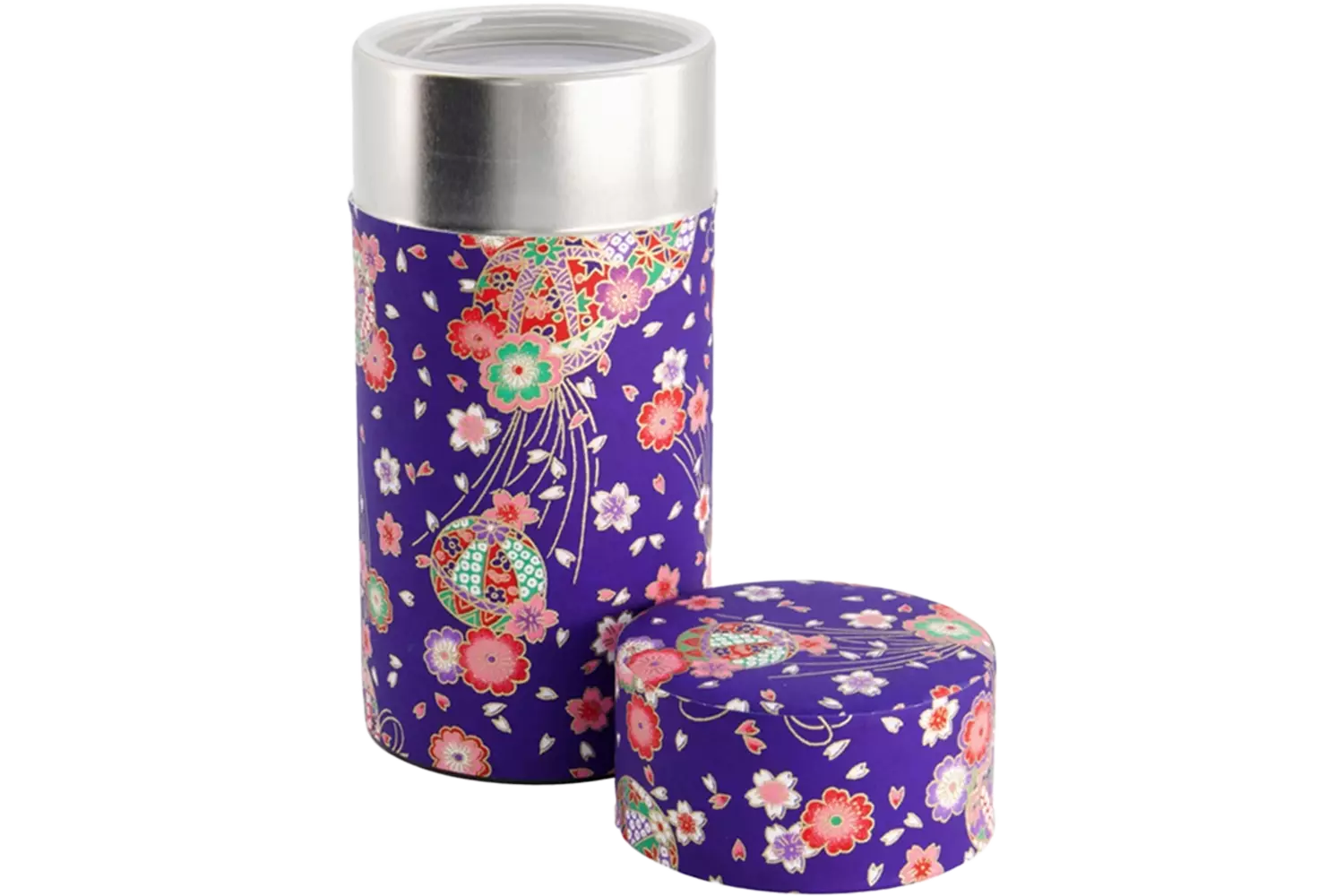 Tokyo Design Studio - Tea Container SS Purple Flower 200g