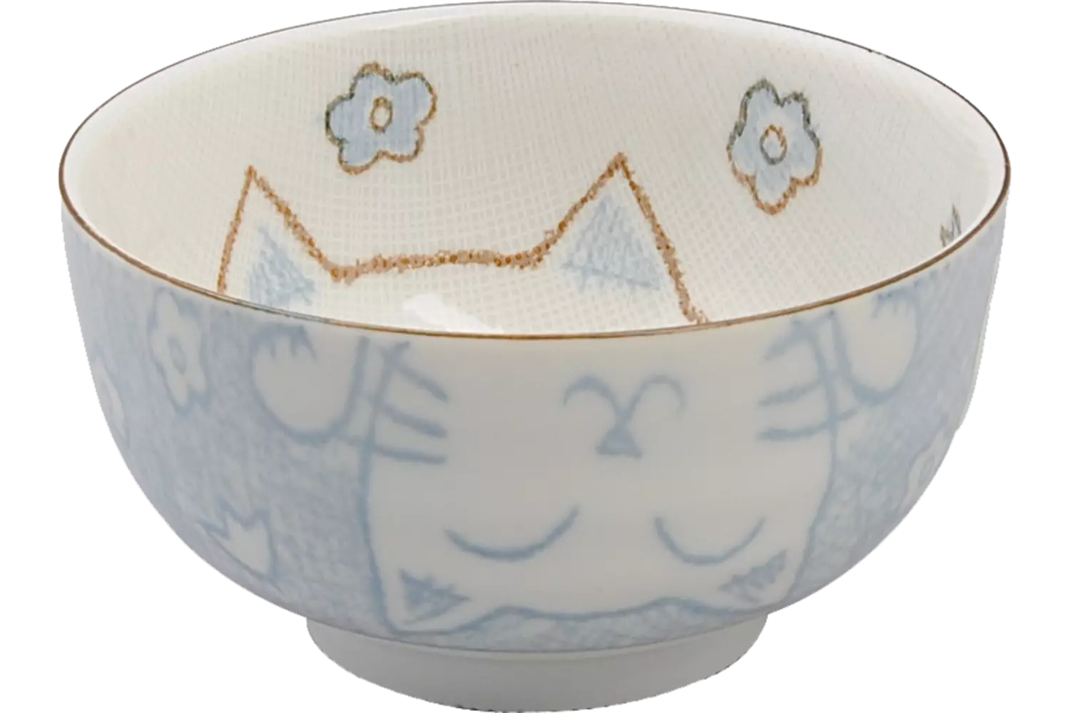 Tokyo Design Studio - Bowl Lucky Cat Tayo Blue 300ml