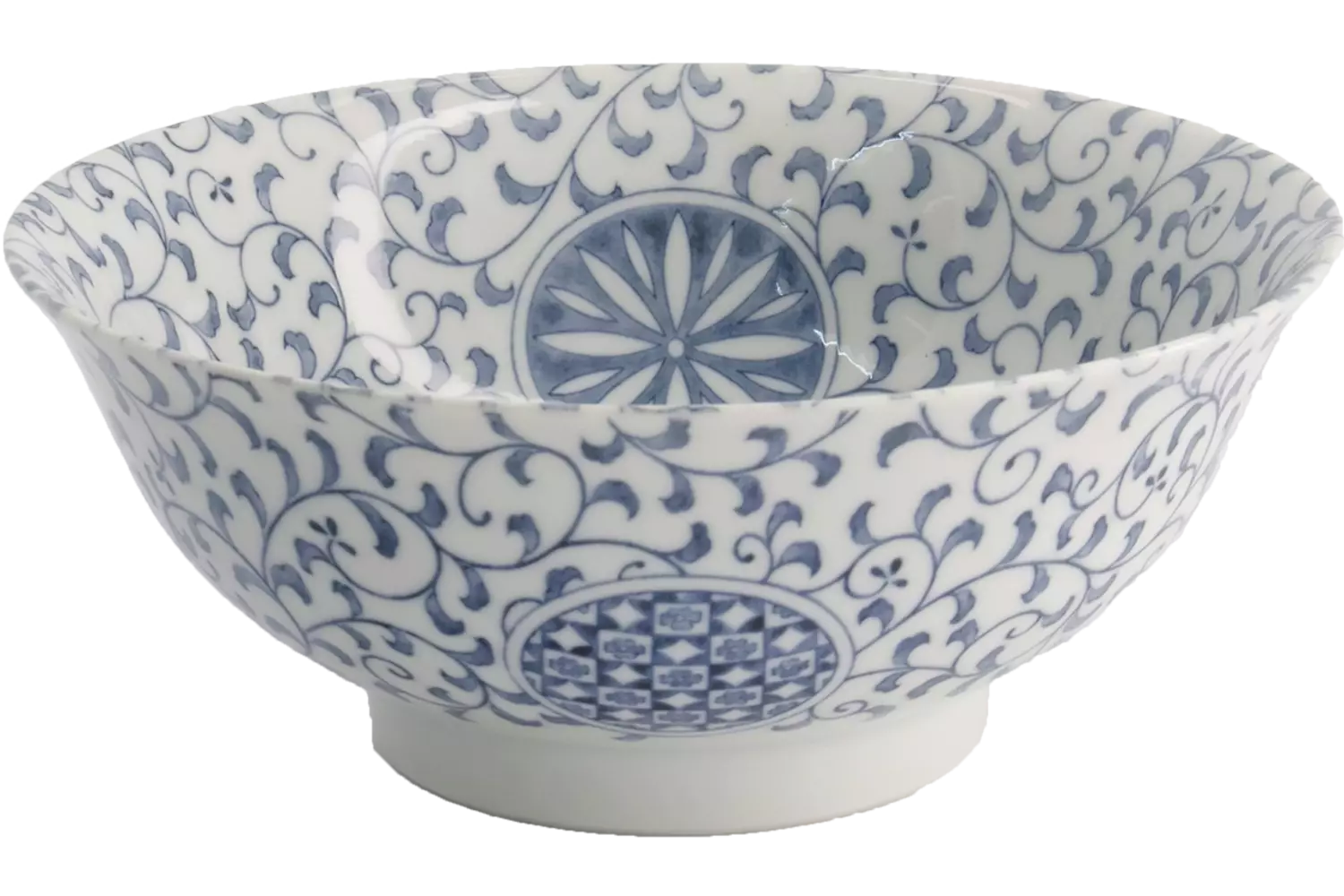 Tokyo Design Studio - Mixed Bowls Ramen Marumon-Sarasa Blue 1.3L