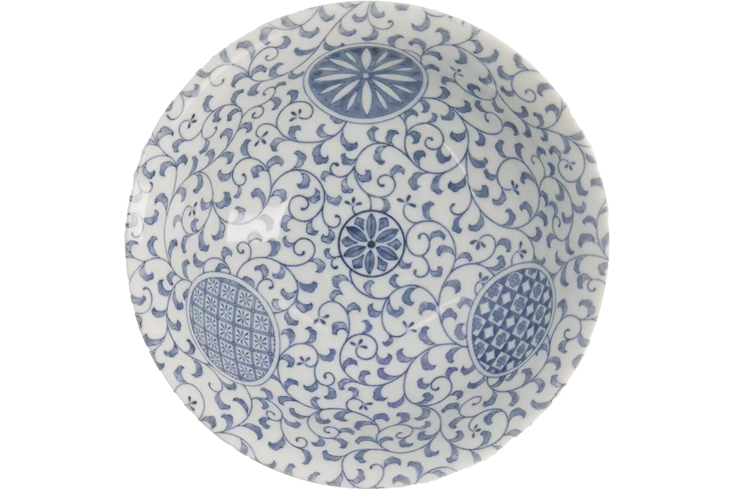 Tokyo Design Studio - Mixed Bowls Ramen Marumon-Sarasa Blue 1.3L