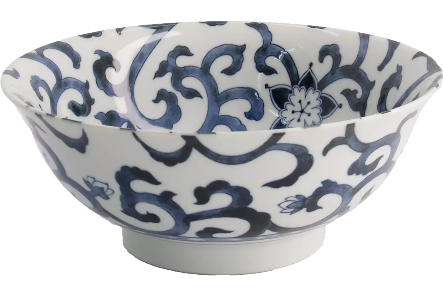 Tokyo Design Studio - Mixed Bowls Ramen Goben-Karakusa Blue 1.3L