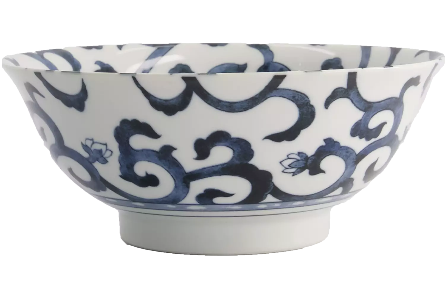Tokyo Design Studio - Mixed Bowls Ramen Goben-Karakusa Blue 1.3L