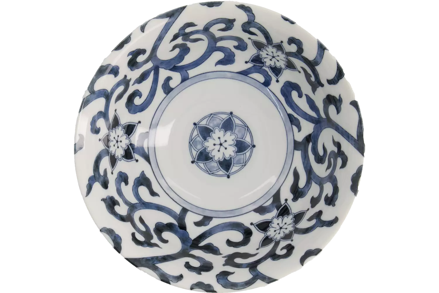 Tokyo Design Studio - Mixed Bowls Ramen Goben-Karakusa Blue 1.3L