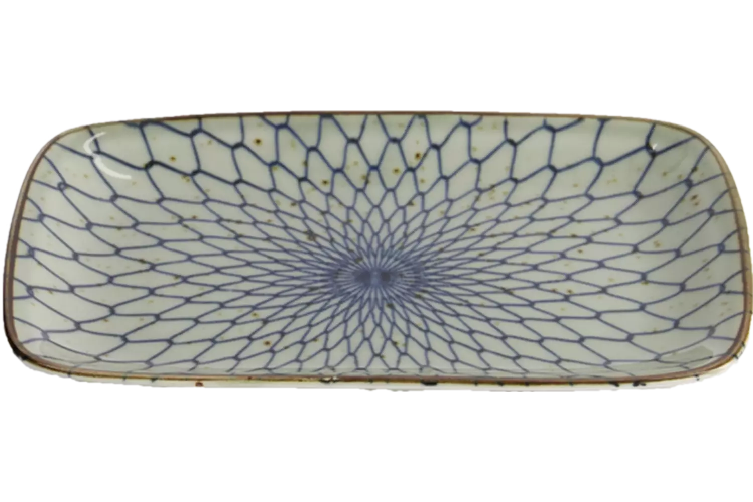 Tokyo Design Studio - Mixed Plates Square Mesh Blue 3pcs