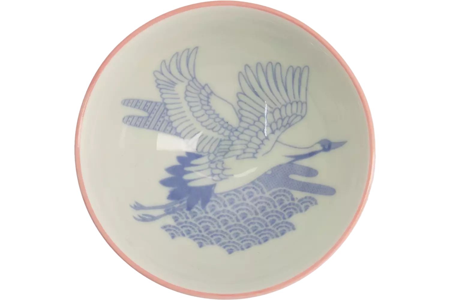 Tokyo Design Studio - Kawaii Bowl Rice Crane Red 300ml