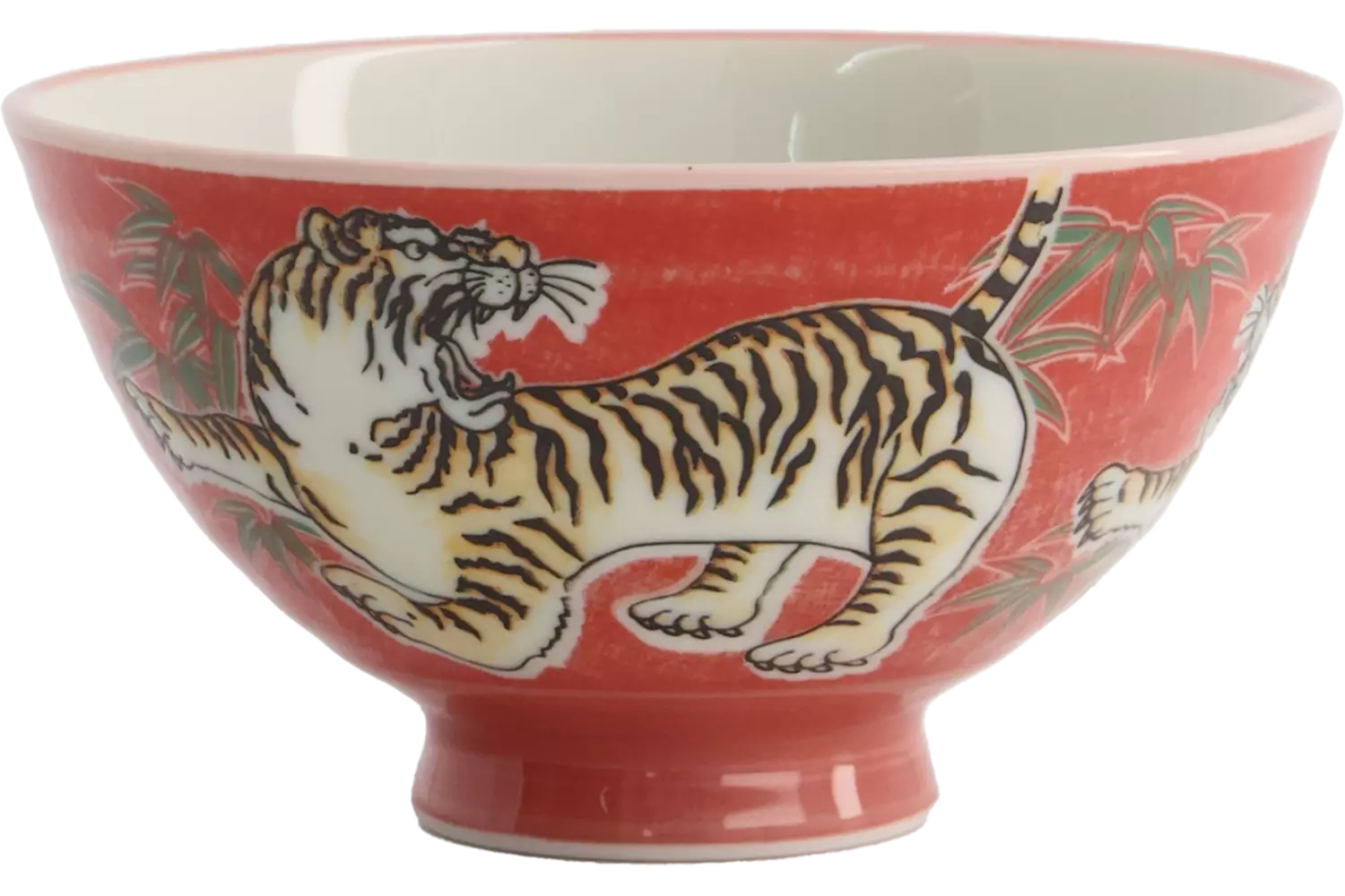Tokyo Design Studio - Kawaii Bowl Rice Tiger Red 300ml
