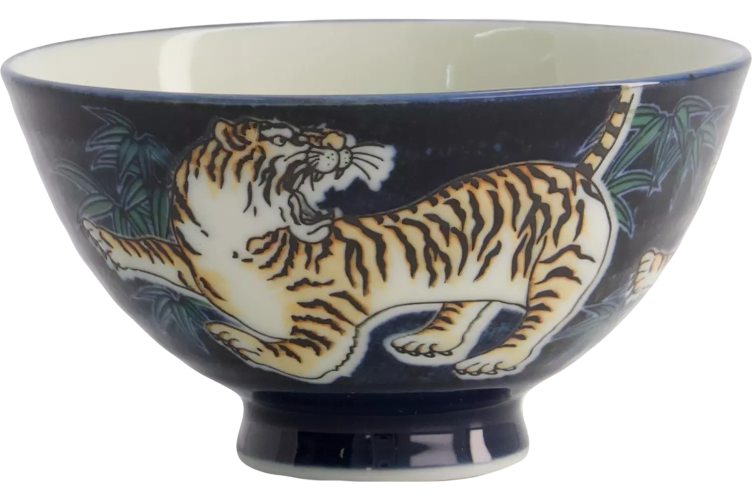 Tokyo Design Studio - Kawaii Bowl Rice Tiger Blue 300ml