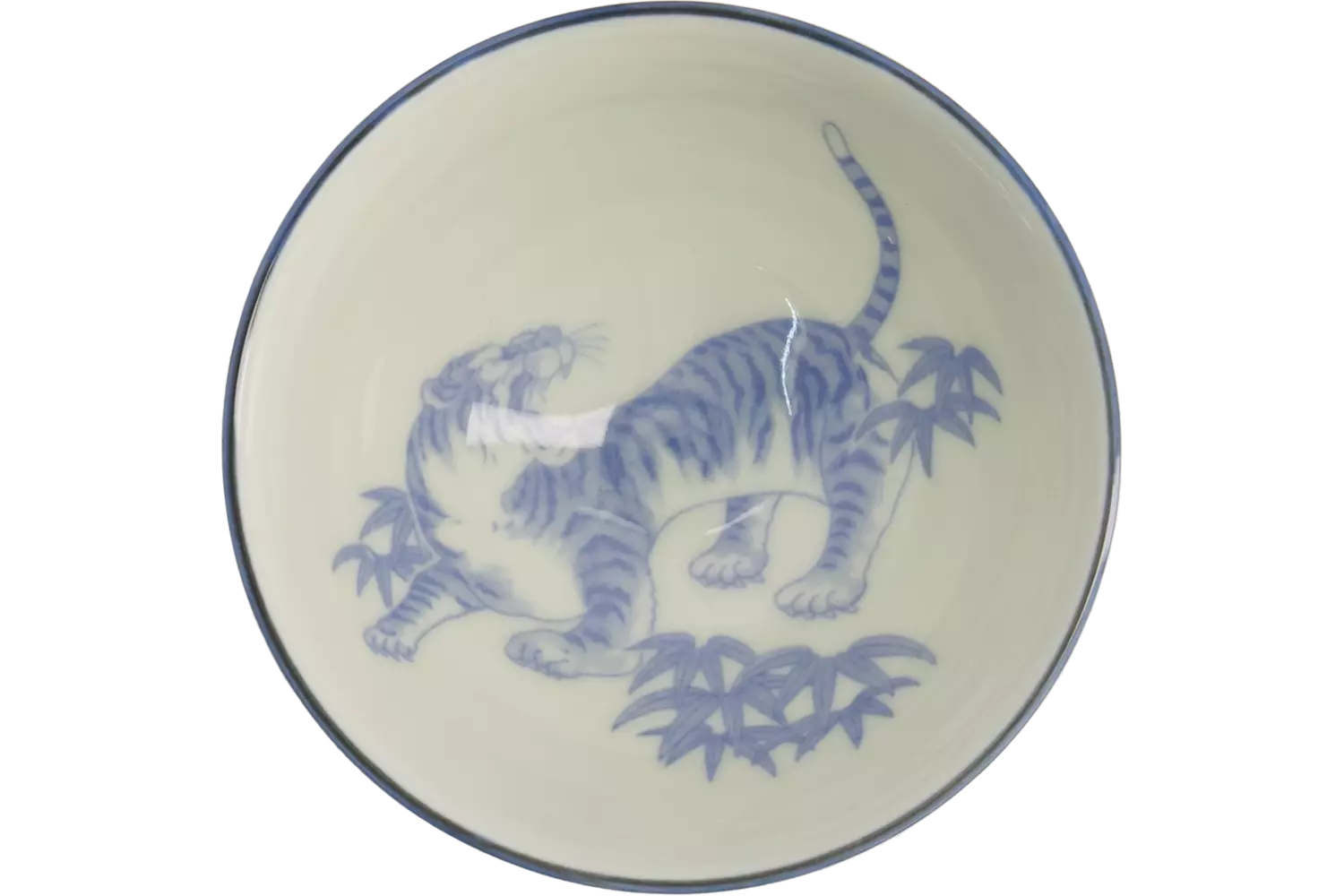 Tokyo Design Studio - Kawaii Bowl Rice Tiger Blue 300ml