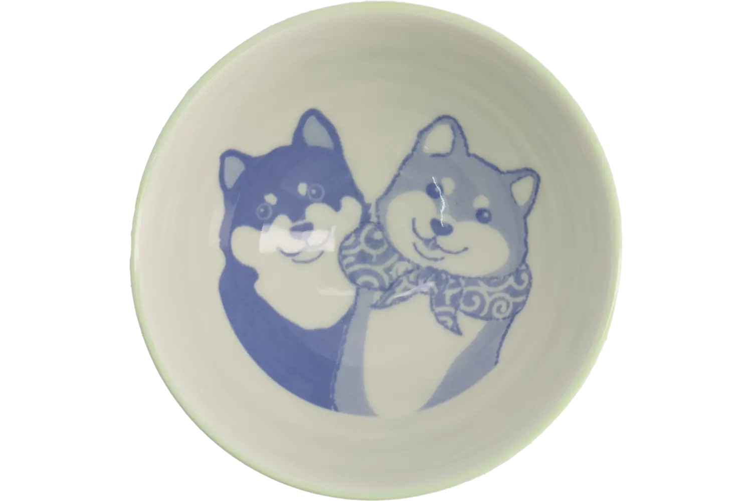 Tokyo Design Studio - Kawaii Bowls Rice Shiba-Dog Green 350ml