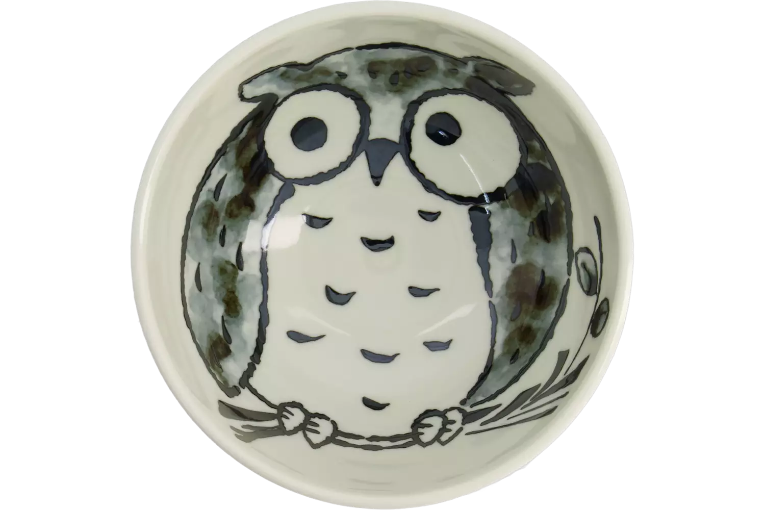 Tokyo Design Studio - Kawaii Bowl Rice Owl Pink 400ml