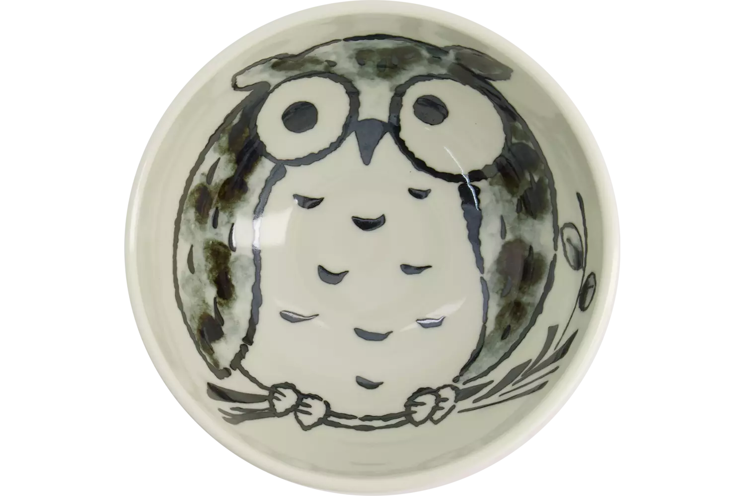 Tokyo Design Studio - Kawaii Bowl Rice Owl Blue 600ml