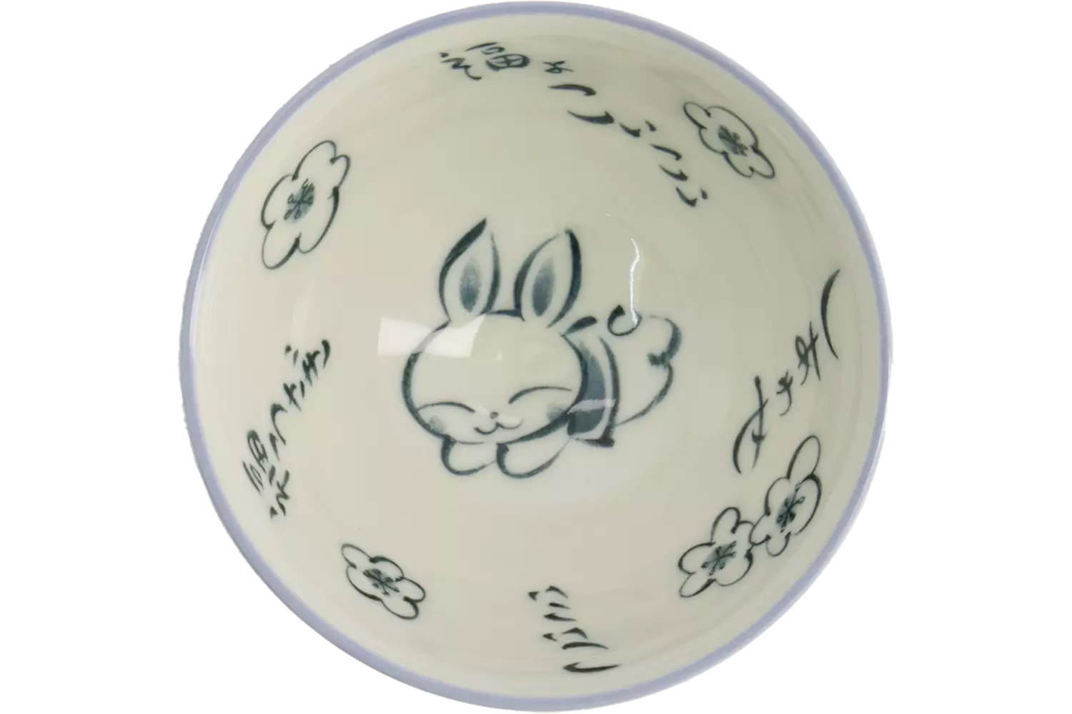 Tokyo Design Studio - Kawaii Bowl Rice Rabbit Blue 300ml
