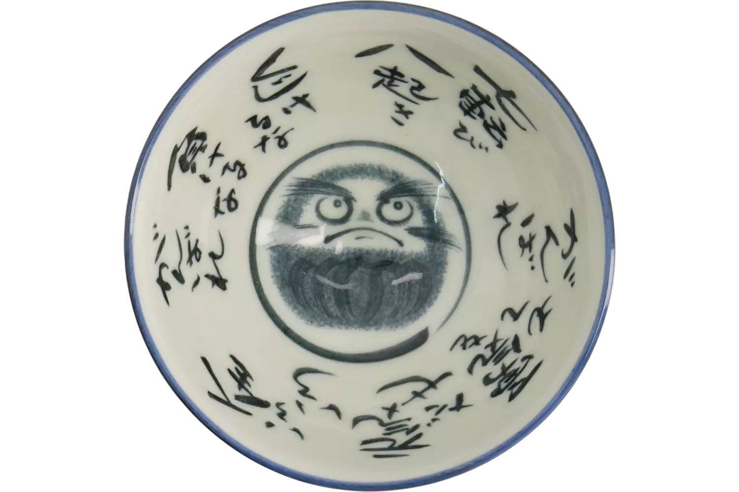 Tokyo Design Studio - Kawaii Bowl Rice Daruma Blue 300ml