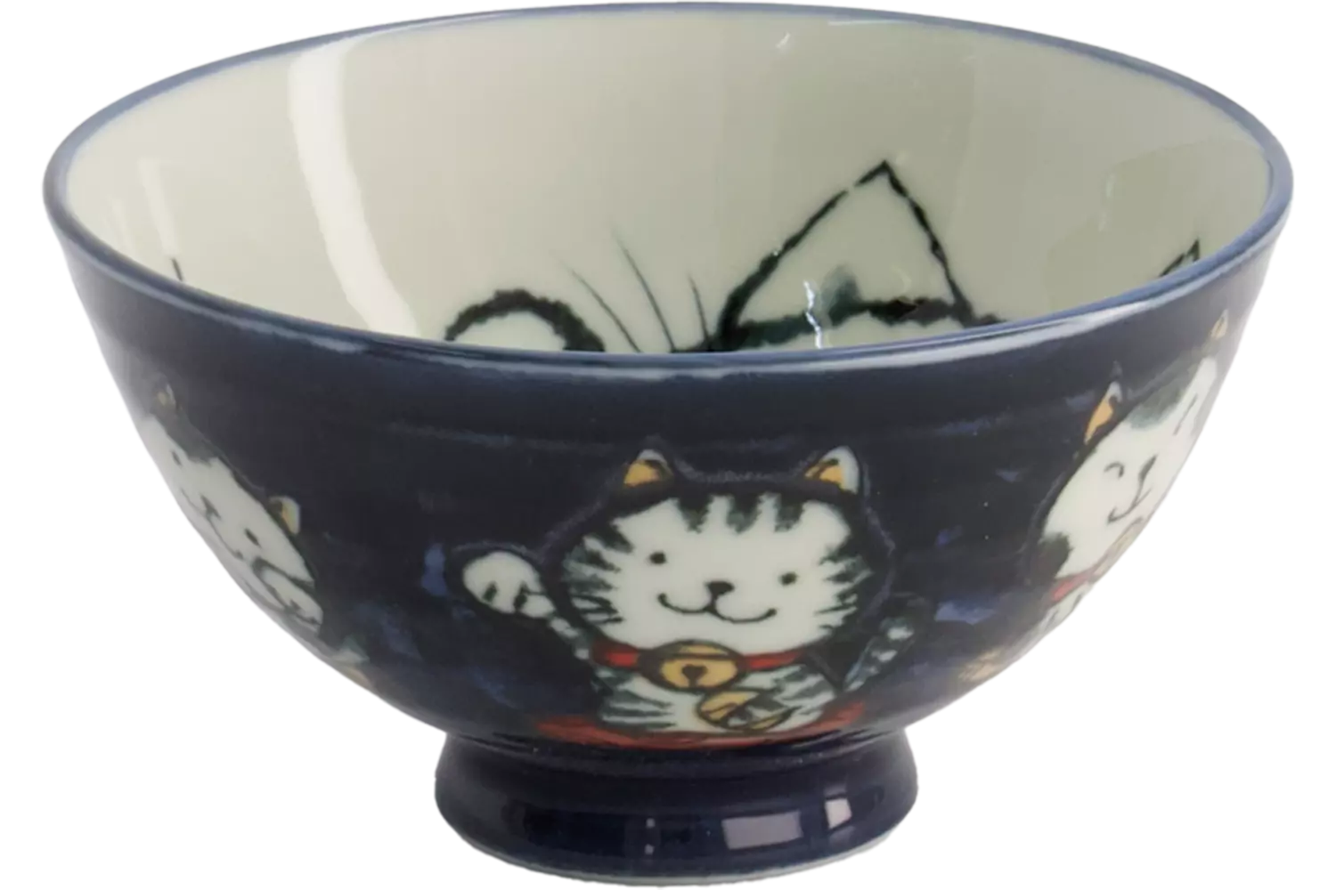 Tokyo Design Studio - Kawaii Bowl Rice Cat Black 300ml
