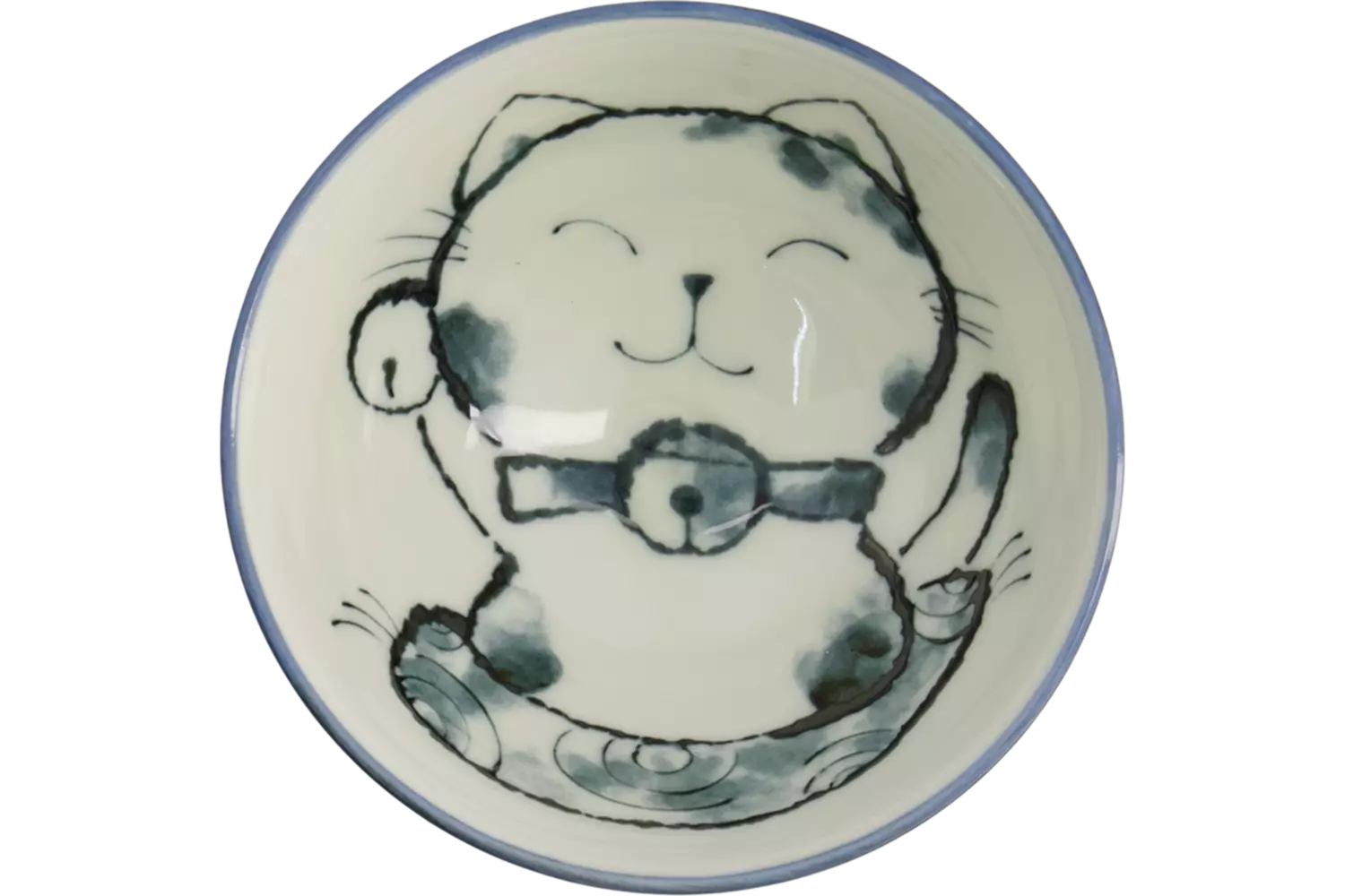 Tokyo Design Studio - Kawaii Bowl Rice Cat Black 300ml