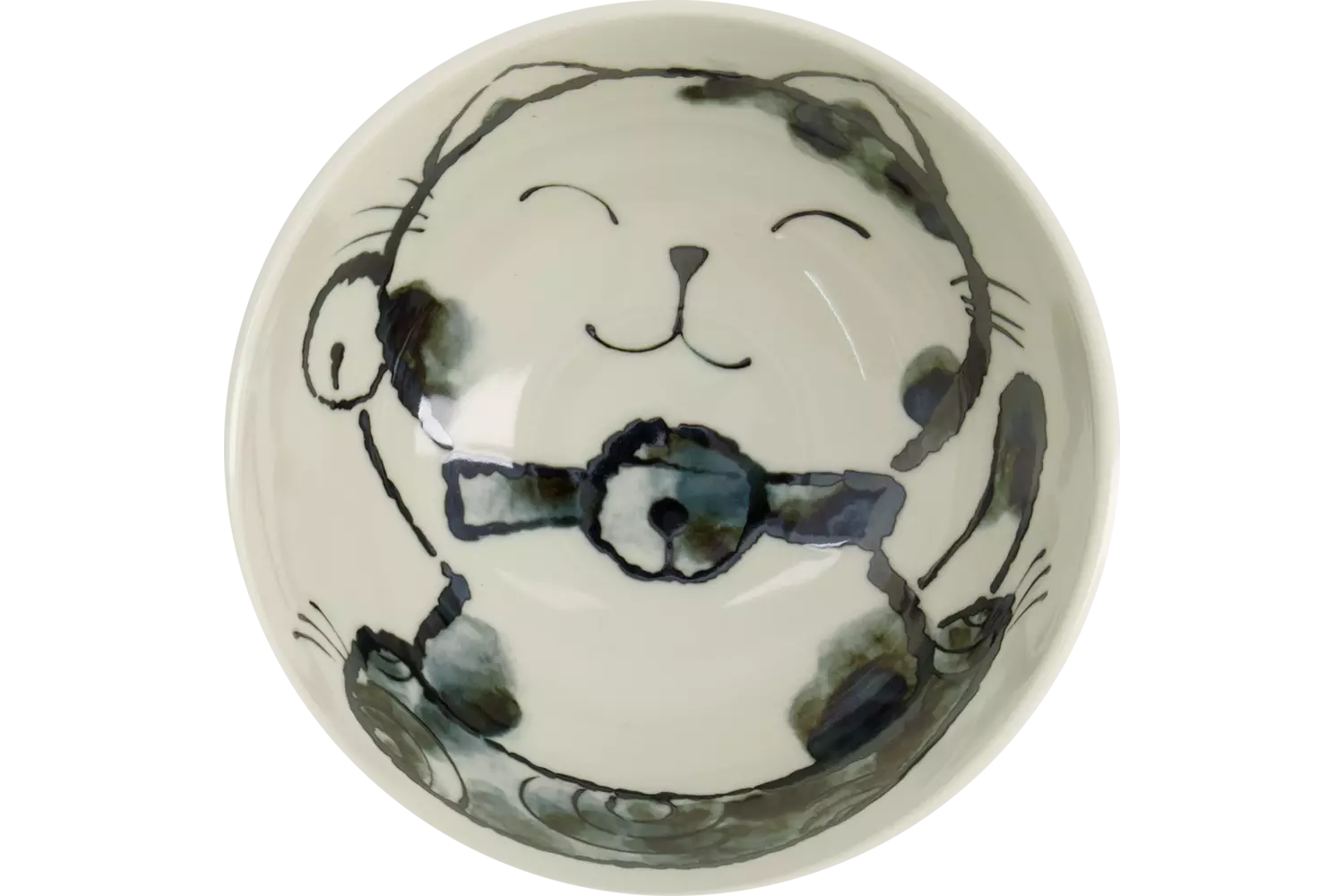 Tokyo Design Studio - Kawaii Bowl Rice Cat Blue 600ml