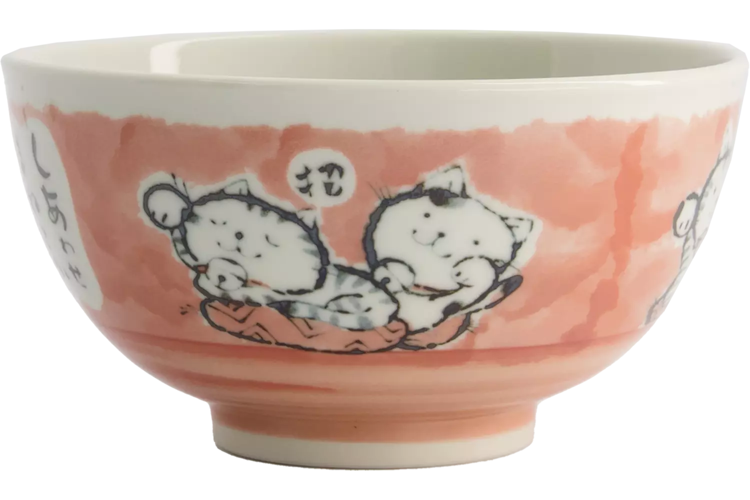 Tokyo Design Studio - Kawaii Bowl Rice Cat Pink 400ml