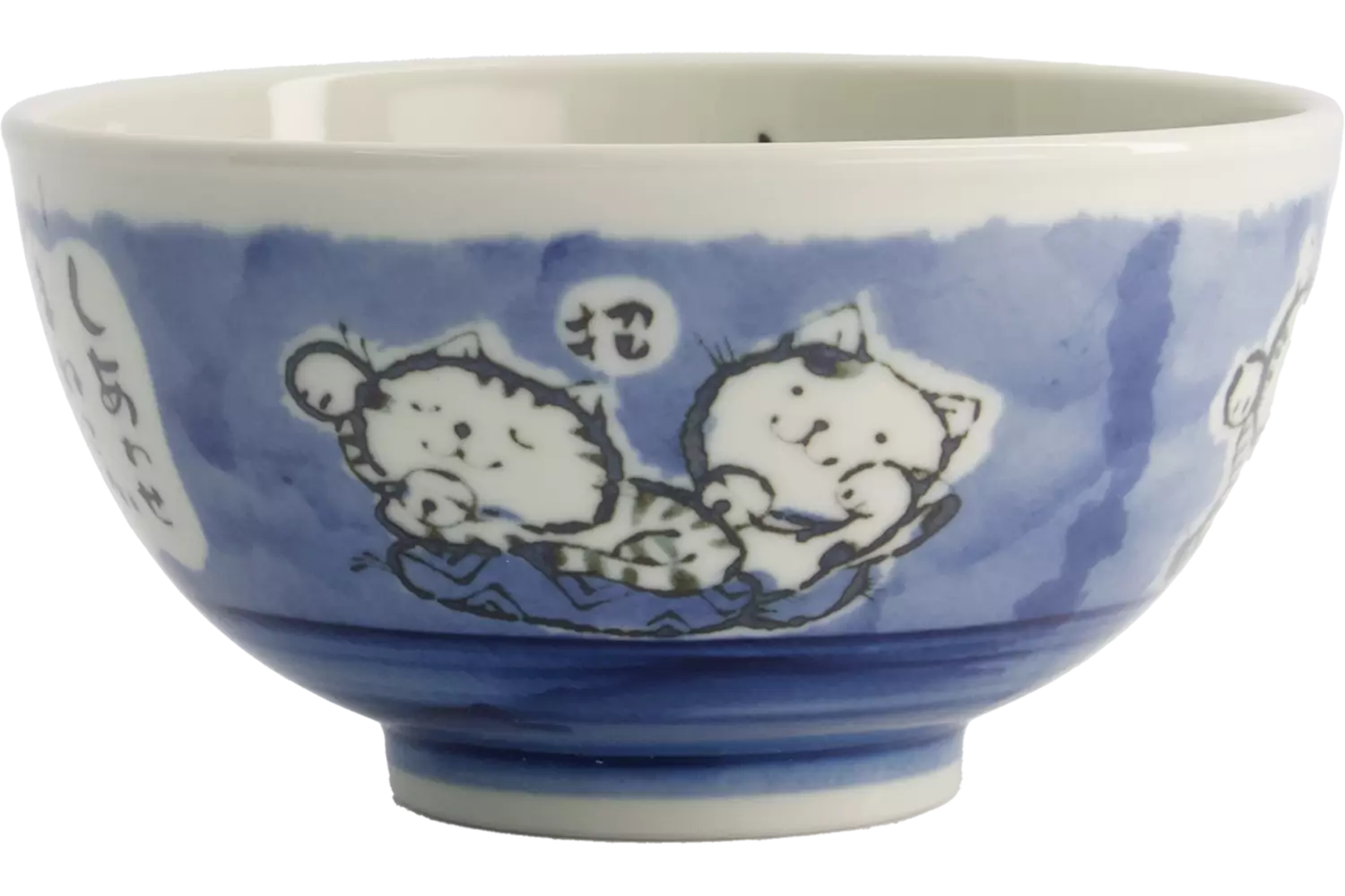 Tokyo Design Studio - Kawaii Bowl Rice Cat Blue 400ml