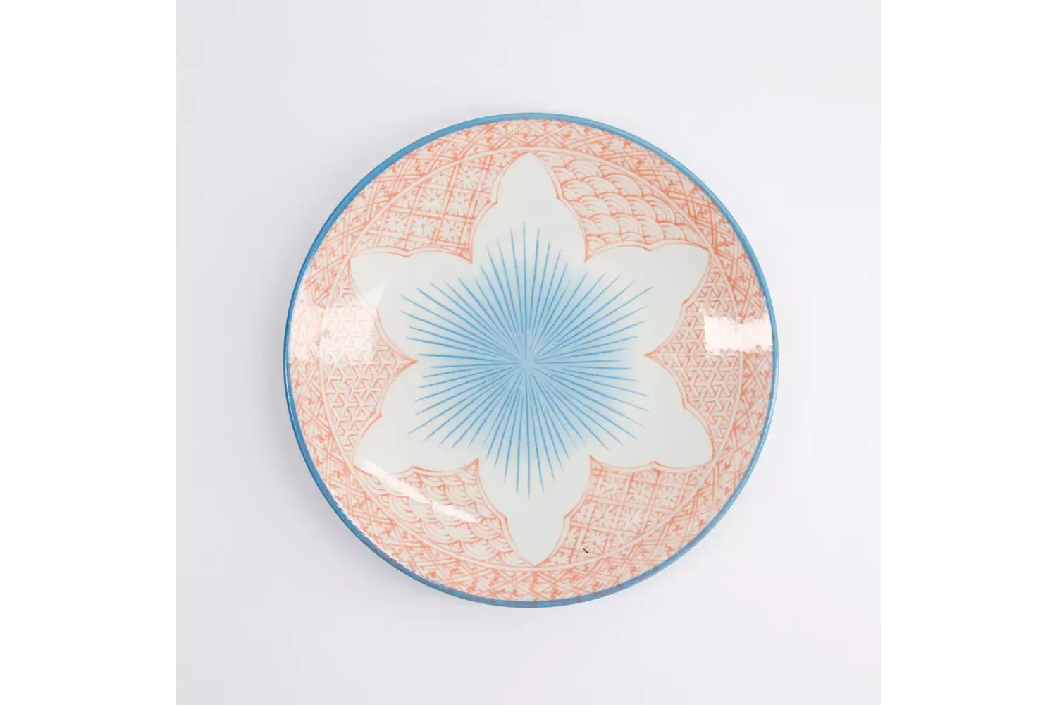 Tokyo Design Studio - Lily Flower Plate 20x2cm Red 6pcs