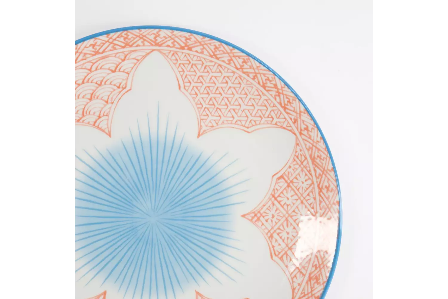 Tokyo Design Studio - Lily Flower Plate 20x2cm Red 6pcs