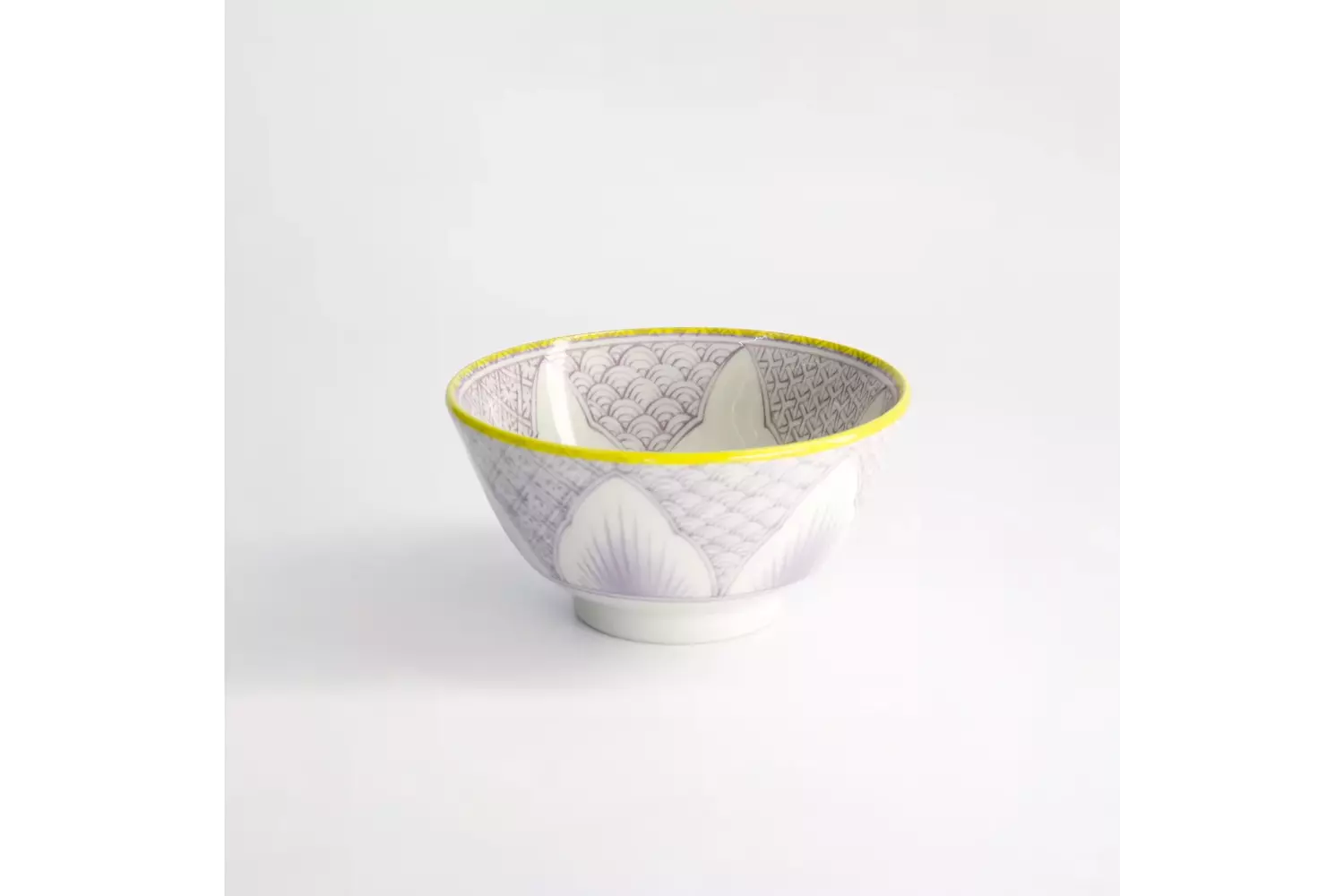 Tokyo Design Studio - Lily Flower Small Tayo Bowl 13.5x6.8cm Purple 300ml 6pcs