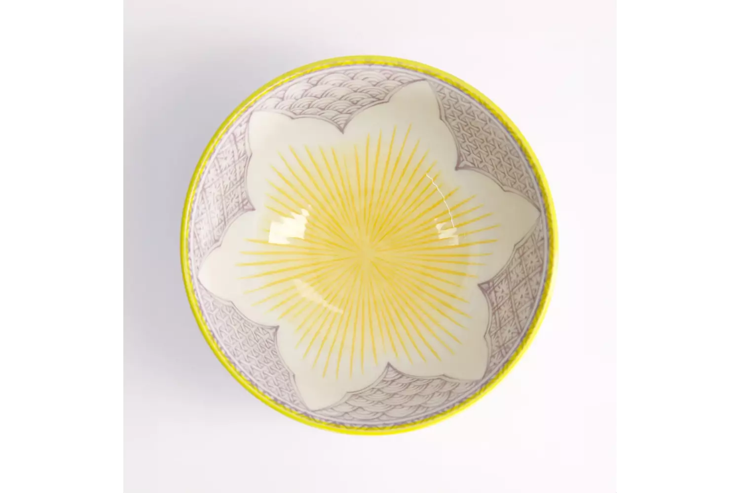 Tokyo Design Studio - Lily Flower Small Tayo Bowl 13.5x6.8cm Purple 300ml 6pcs