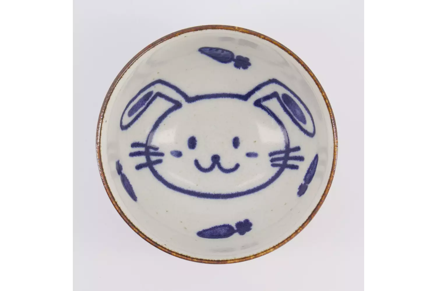 Tokyo Design Studio - Kawaii Rabbit Usagi Bowl 13.7x7.4cm Pink 500ml 6pcs