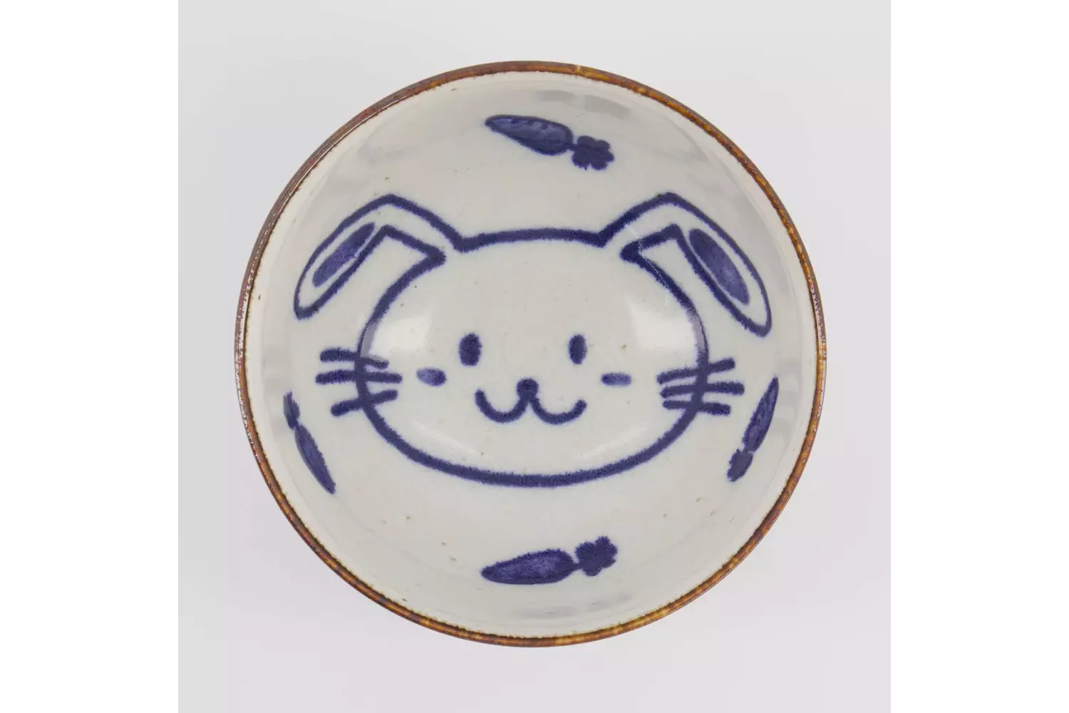 Tokyo Design Studio - Kawaii Rabbit Usagi Bowl 13.7x7.4cm Pink 500ml 6pcs