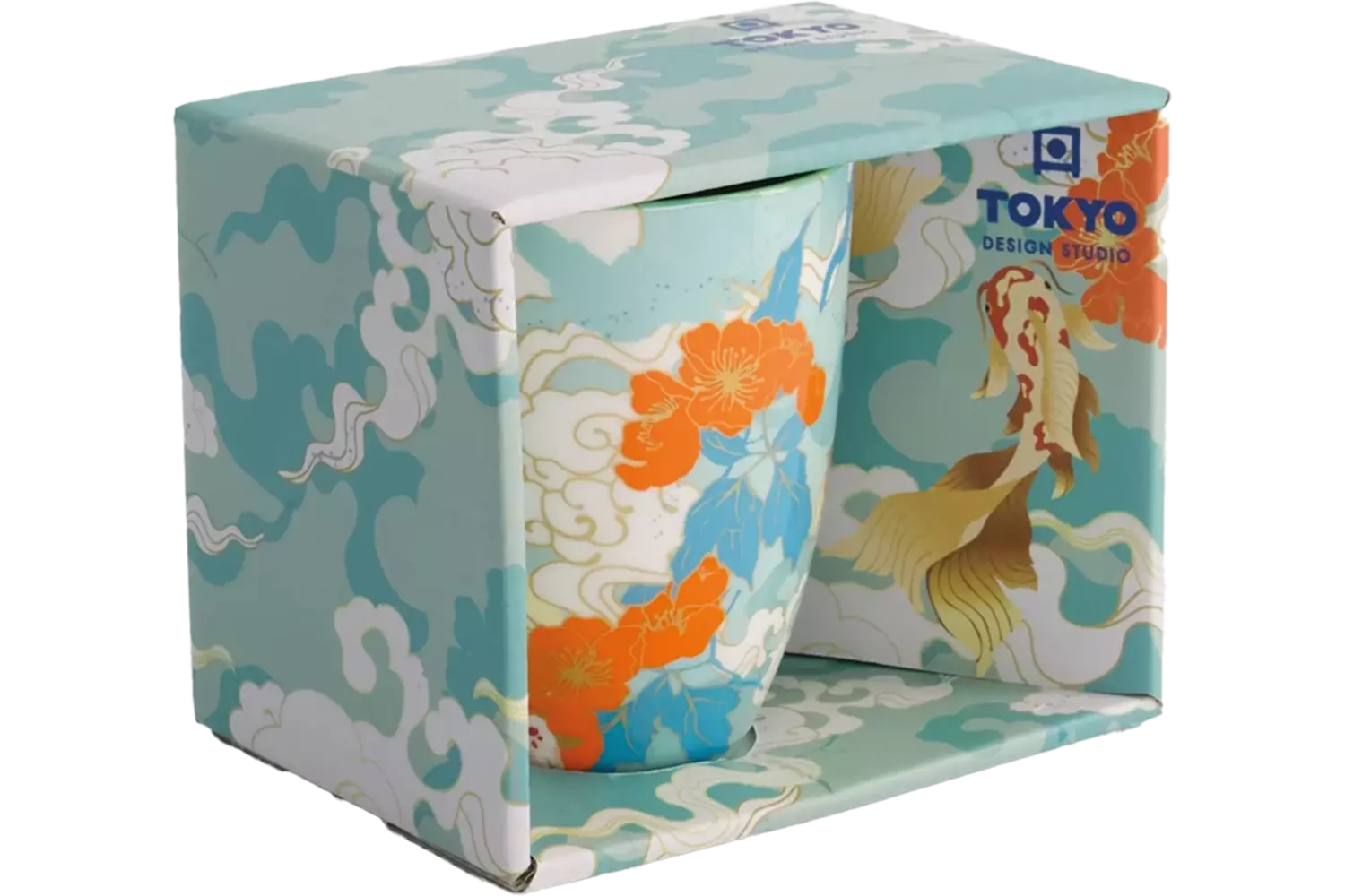 Tokyo Design Studio - Kawaii Mug Giftbox Goldfish 380ml