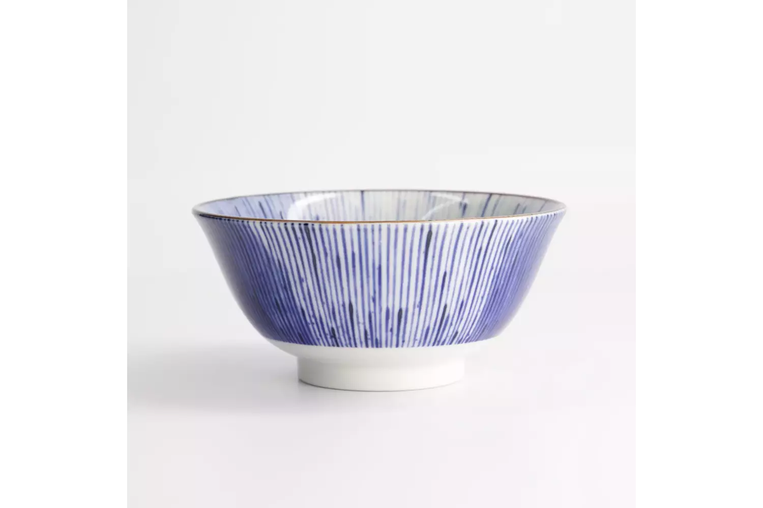 Tokyo Design Studio - Mino Blue Bowls Tayo Bowl 15x7cm. Hanabi 6pcs
