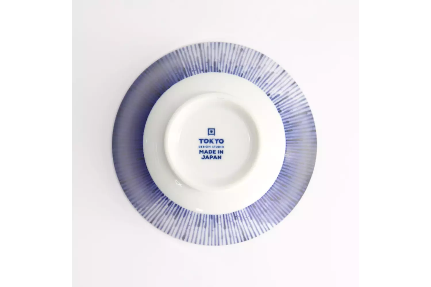 Tokyo Design Studio - Mino Blue Bowls Tayo Bowl 15x7cm. Hanabi 6pcs