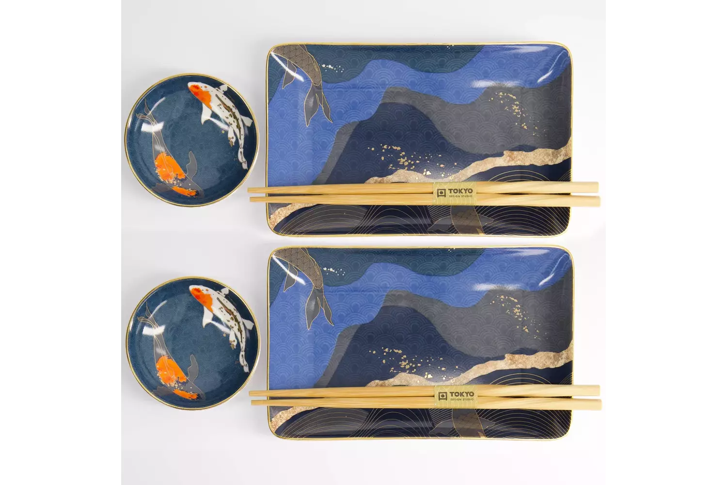 Tokyo Design Studio - Kawaii Koi Sushi Giftset 6pcs 1 set