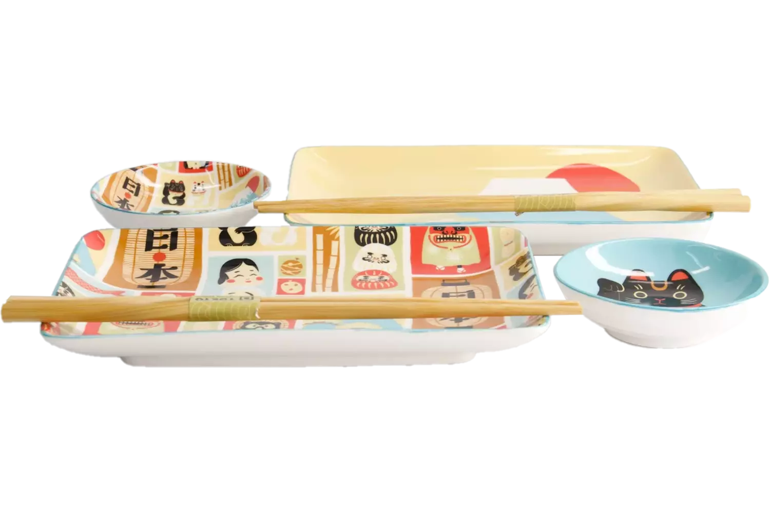 Tokyo Design Studio - Kawaii Japan Sushi Giftset 6pcs 1set
