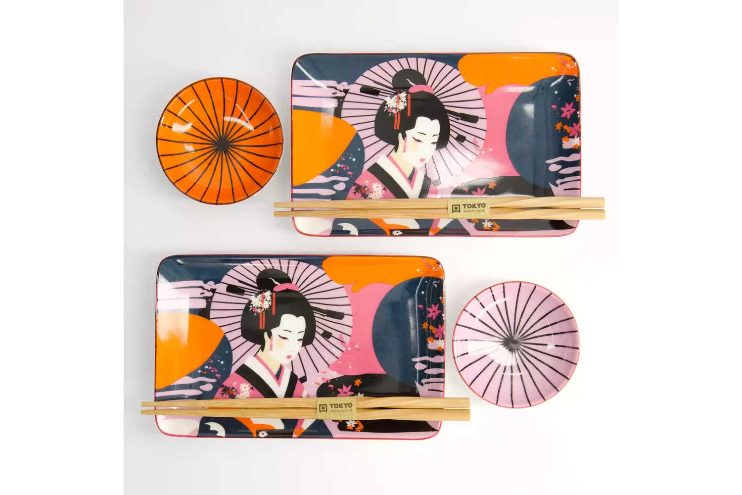 Tokyo Design Studio - Kawaii Maiko Sushi Giftset 6pcs 1 set