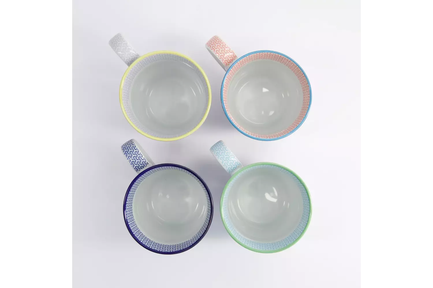 Tokyo Design Studio -  Lily Flower Mug Giftset 4pcs 8.8 x10.5cm 350ml 1 set